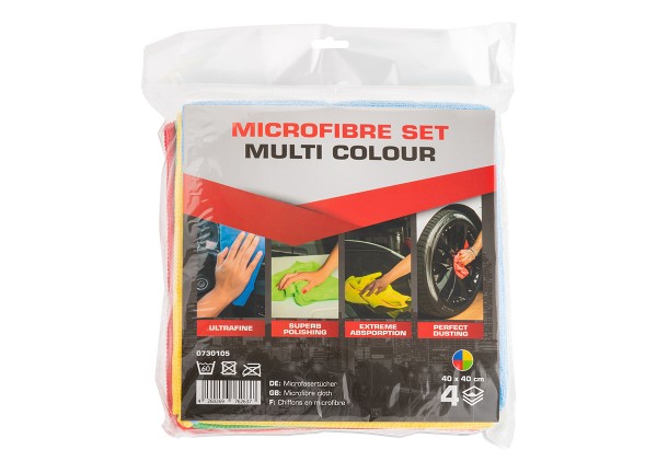 Mikrofaser SET Multicolor 40x40 cm