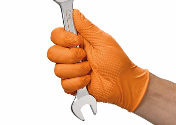 Nitril Handschuhe MANUTRIL L - FlexGrip puderfrei extra stark